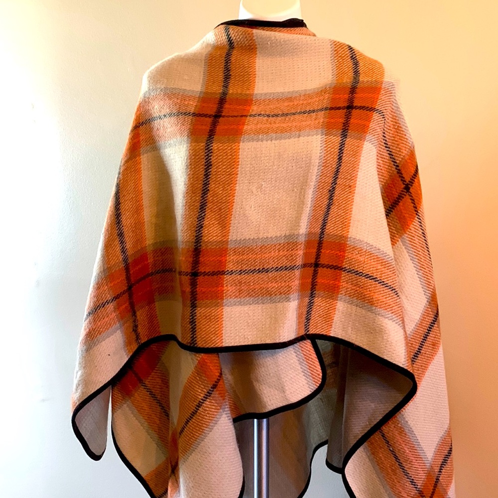 Topshop Plaid Wrap
